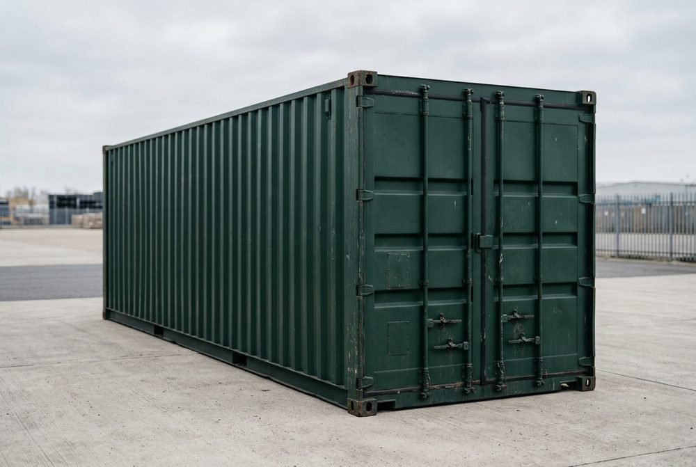 Container dry verde de 40 pés